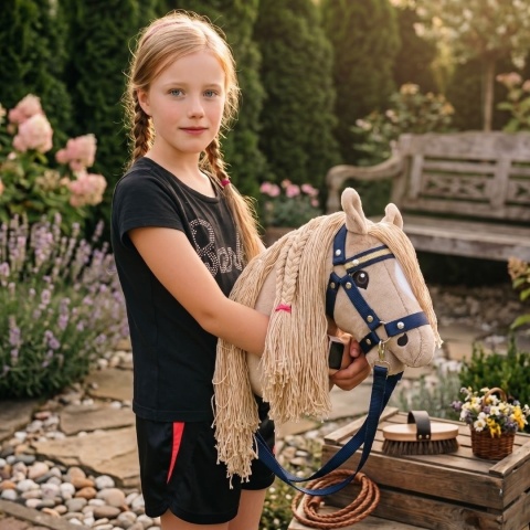 Hobby Horse A3 "Bella" + kantar + wodze