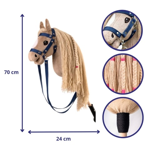 Hobby Horse A3 "Bella" + kantar + wodze