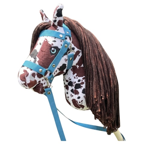 Hobby Horse A3 "Pinto Castano" + kantar + wodze