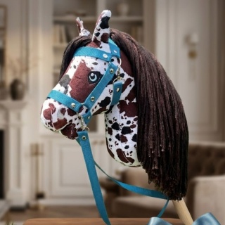 Hobby Horse A3 "Pinto Castano" + kantar + wodze
