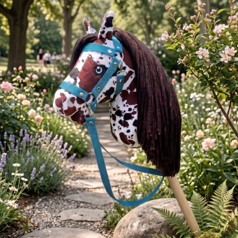 Hobby Horse A3 "Pinto Castano" + kantar + wodze