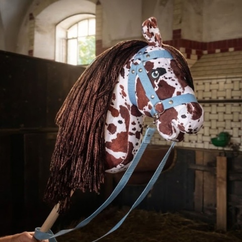 Hobby Horse A3 "Pinto Castano" + kantar + wodze