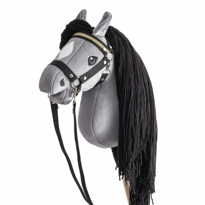 Hobby Horse A3 "Silver Shadow" + kantar + wodze