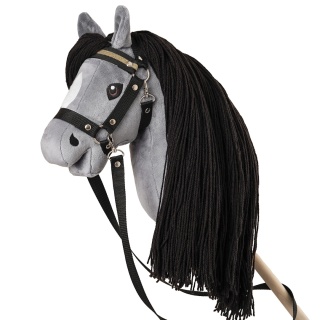 Hobby Horse A3 "Silver Shadow" + kantar + wodze