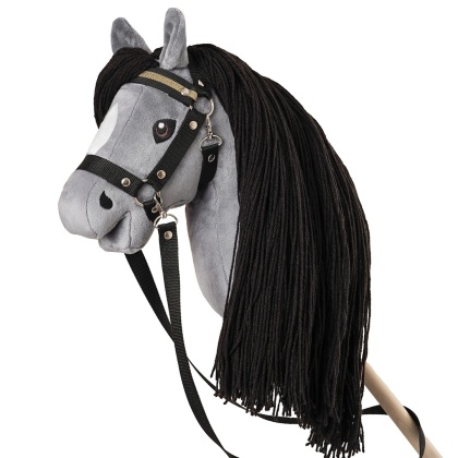 Hobby Horse A3 "Silver Shadow" + kantar + wodze
