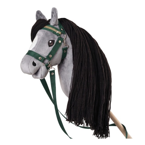 Hobby Horse A3 "Silver Shadow" + kantar + wodze