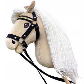Hobby Horse A3 "Sunny Palomino" + kantar + wodze