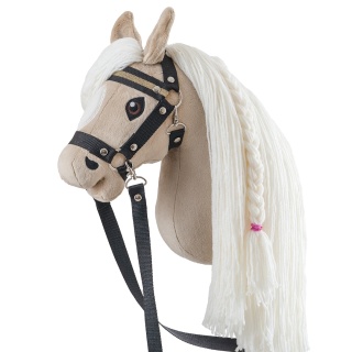 Hobby Horse A3 "Sunny Palomino" + kantar + wodze