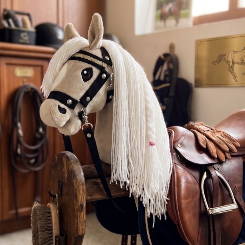 Hobby Horse A3 "Sunny Palomino" + kantar + wodze