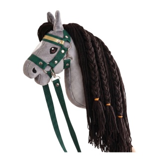 Hobby Horse A4 "Silver Shadow" + kantar + wodze