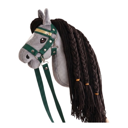 Hobby Horse A4 "Silver Shadow" + kantar + wodze