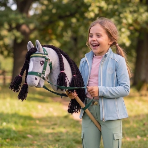 Hobby Horse A4 "Silver Shadow" + kantar + wodze