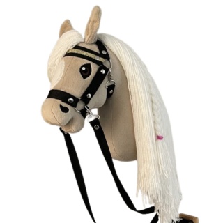 Hobby Horse A4 "Sunny Palomino" + kantar + wodze