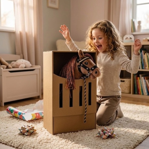 Hobby Horse Silent Wind A4 + stajnia + kantar + wodze
