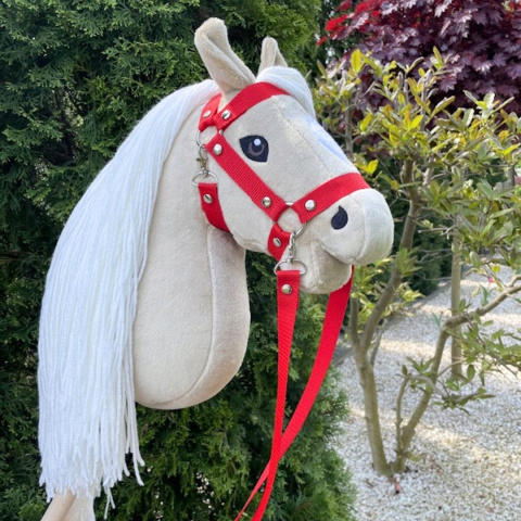 Kantar + wodze dla Hobby Horse A3 (czerwony) Kantar + wodze dla Hobby Horse A3 (czerwony)