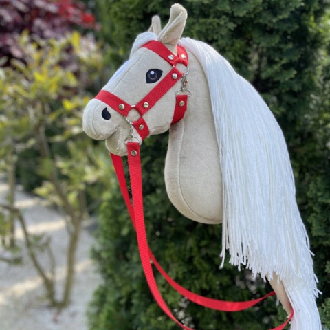 Kantar + wodze dla Hobby Horse A3 (czerwony) Kantar + wodze dla Hobby Horse A3 (czerwony)