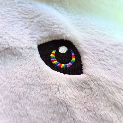 Koń zabawka maskotka pluszowa "Rainbow" (40 cm, kantar, wodze, derka)