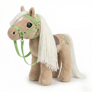 Koń zabawka maskotka pluszowa "Sunny Palomino" (40 cm, kantar, wodze, derka)