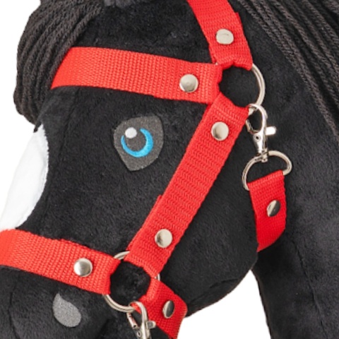 Hobby Horse A3 "Raven" + kantar + wodze