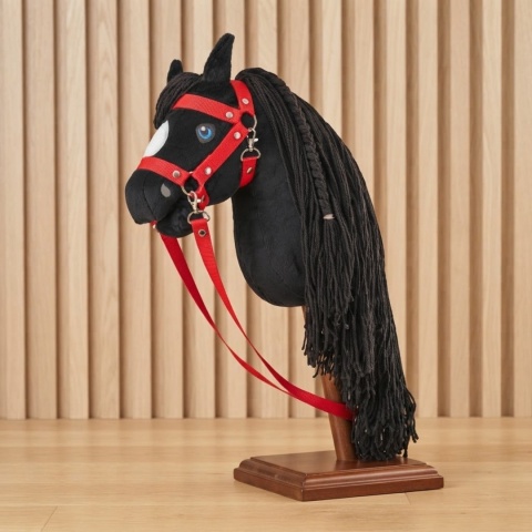 Hobby Horse A3  "Raven" + kantar + wodze