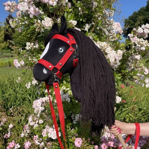 Hobby Horse A3  "Raven" + kantar + wodze
