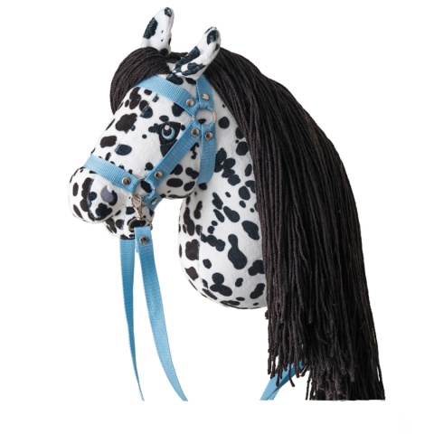Hobby Horse A3 Pinto Nero. Tarantowaty. Kantar + wodze w zestawie