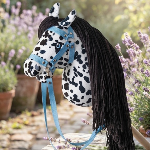 Hobby Horse A3 Pinto Nero. Tarantowaty. Kantar + wodze w zestawie