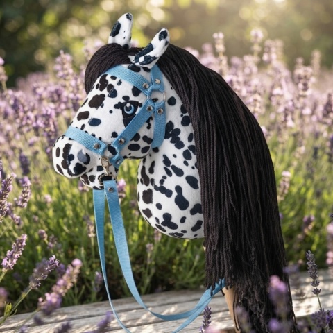 Hobby Horse A3 Pinto Nero. Tarantowaty. Kantar + wodze w zestawie