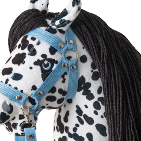 Hobby Horse A3 Pinto Nero. Tarantowaty. Kantar + wodze w zestawie