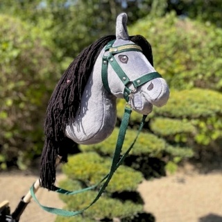 Hobby Horse A3 "Silver Shadow" + kantar + wodze