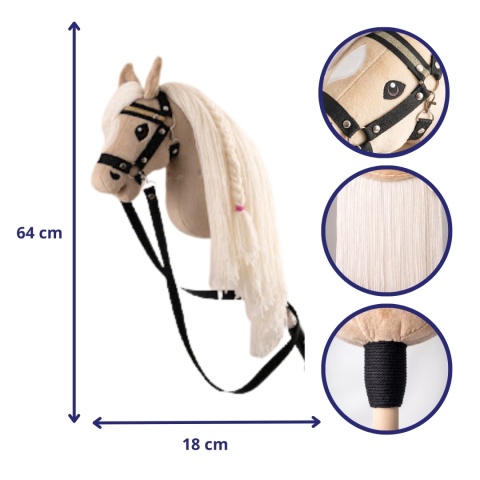 Hobby Horse Sunny Palomino A4 + stajnia + kantar + wodze