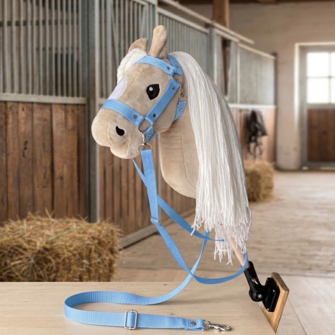 Regulowany kantar + wodze niebieski dla Hobby Horse A3