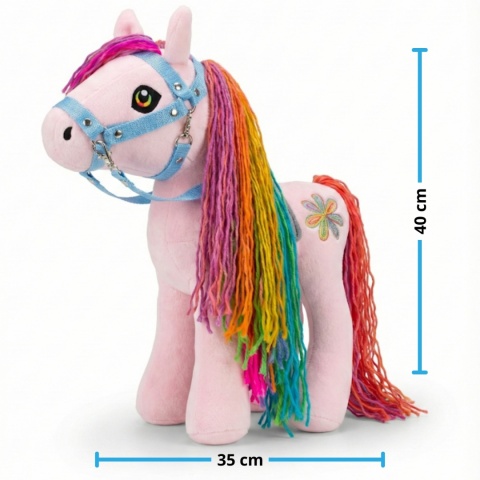 Koń zabawka maskotka pluszowa "Rainbow"