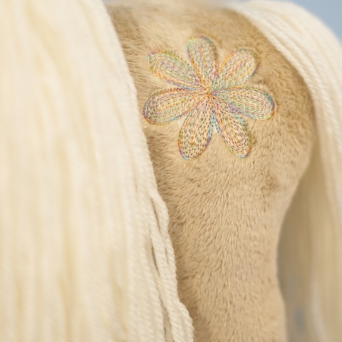 Koń zabawka maskotka pluszowa "Sunny Palomino" (40 cm, kantar, wodze, derka)