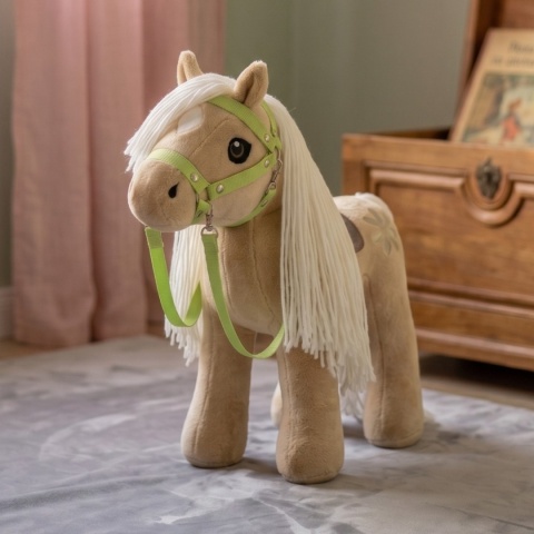 Koń zabawka maskotka pluszowa "Sunny Palomino" (40 cm, kantar, wodze, derka)